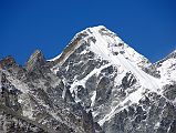 02 Ice Tooth Close Up Just After Leaving Shingdip On Trek To Shishapangma Advanced Base Camp Ice Tooth (6200m) close up looking up valley just after leaving Shingdip.